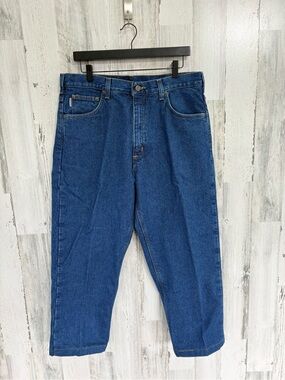 Carhartt Men’s Size 36X27 Flannel Lined Relaxed Fit Blue Denim Jeans NWT